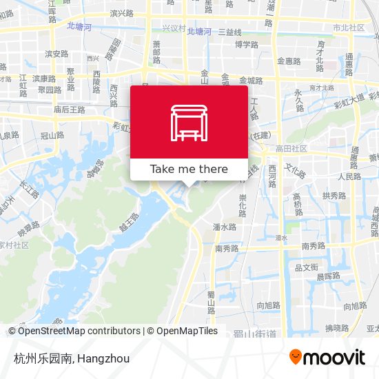 杭州乐园南 map