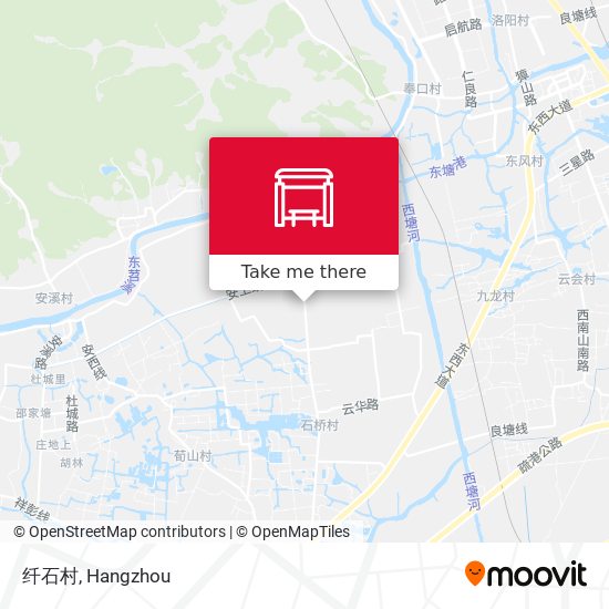 纤石村 map