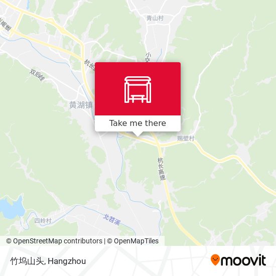 竹坞山头 map