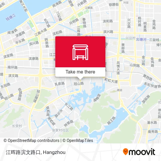 江晖路滨文路口 map