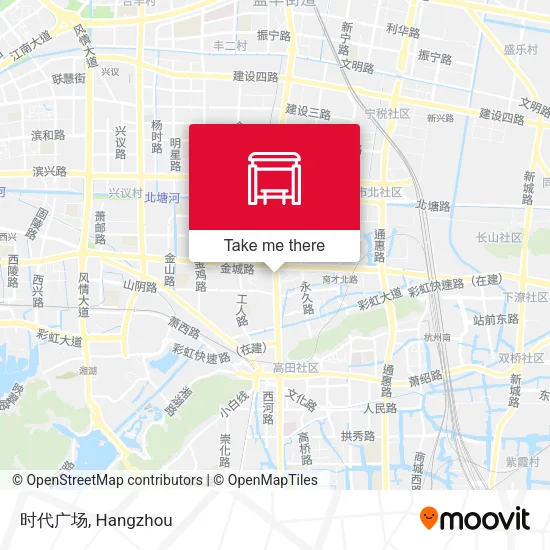 时代广场 map