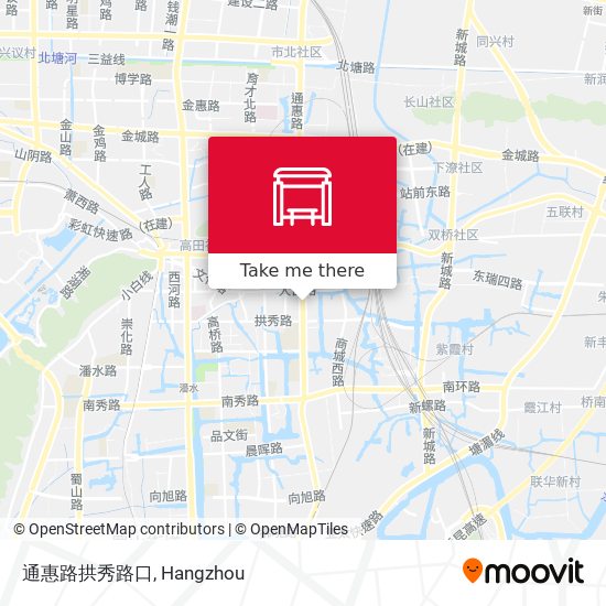 通惠路拱秀路口 map