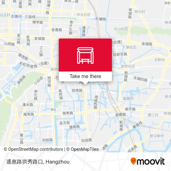 通惠路拱秀路口 map