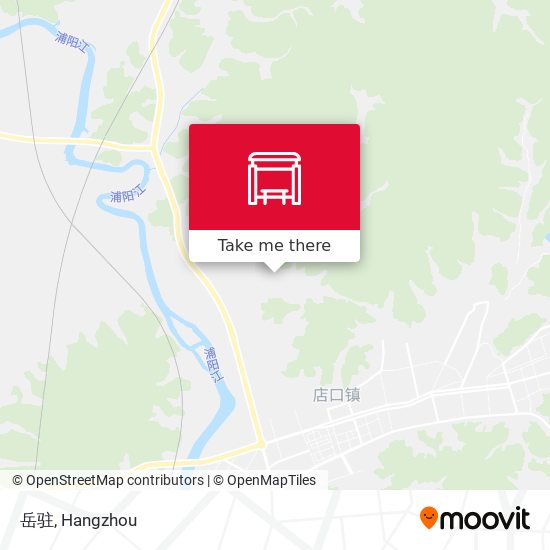 岳驻 map