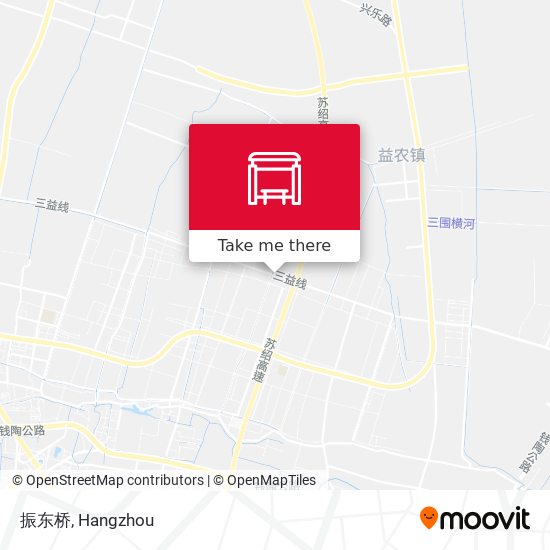 振东桥 map