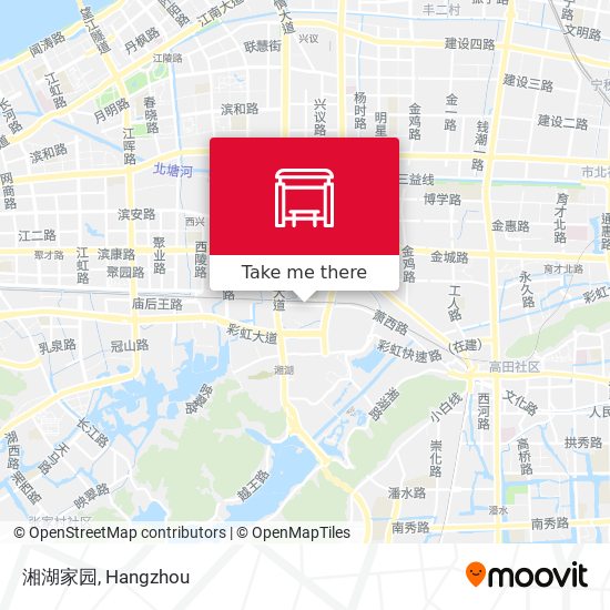 湘湖家园 map