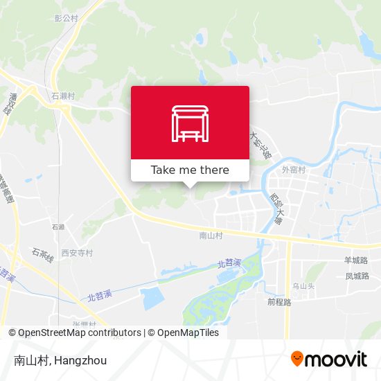 南山村 map