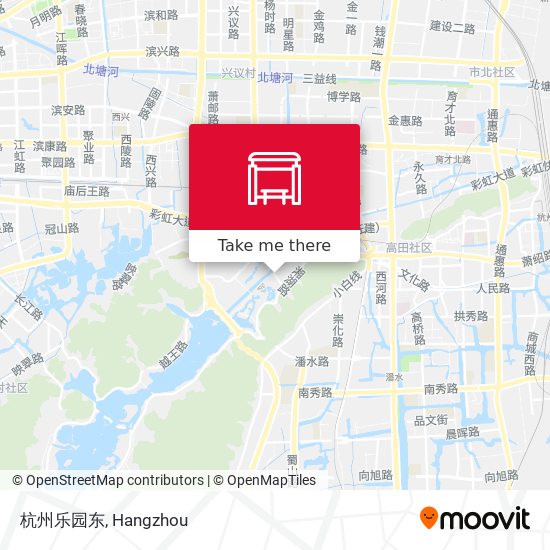杭州乐园东 map
