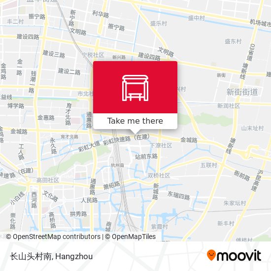 长山头村南 map