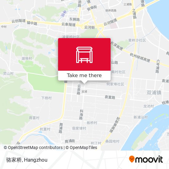骆家桥 map