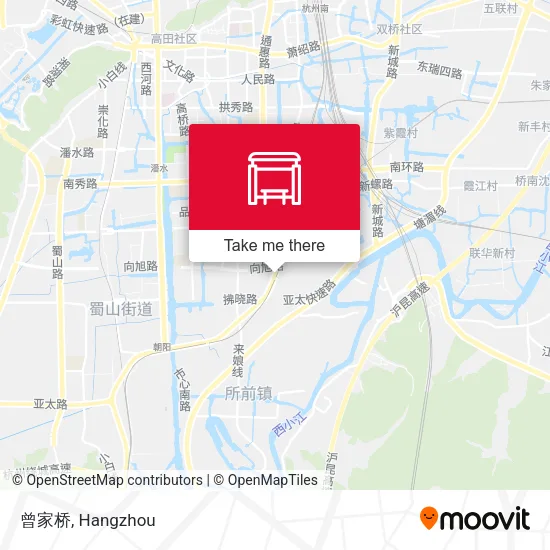 曾家桥 map