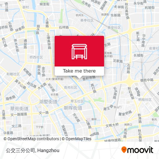 公交三分公司 map
