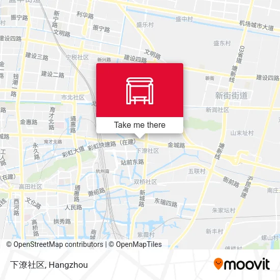 下潦社区 map