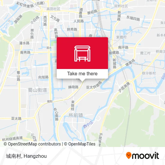 城南村 map