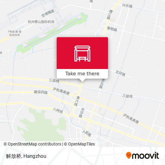 解放桥 map