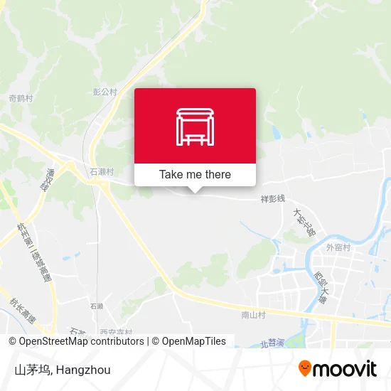 山茅坞 map