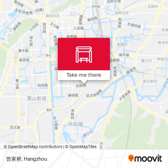 曾家桥 map