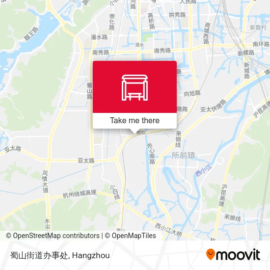 蜀山街道办事处 map