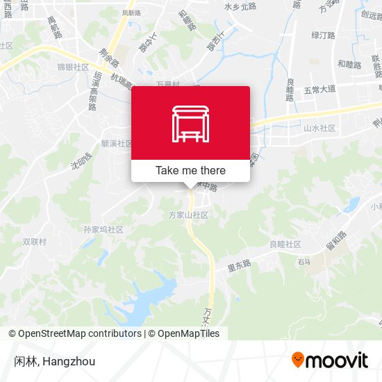 闲林 map