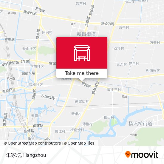 朱家坛 map