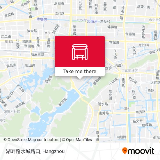 湖畔路水城路口 map