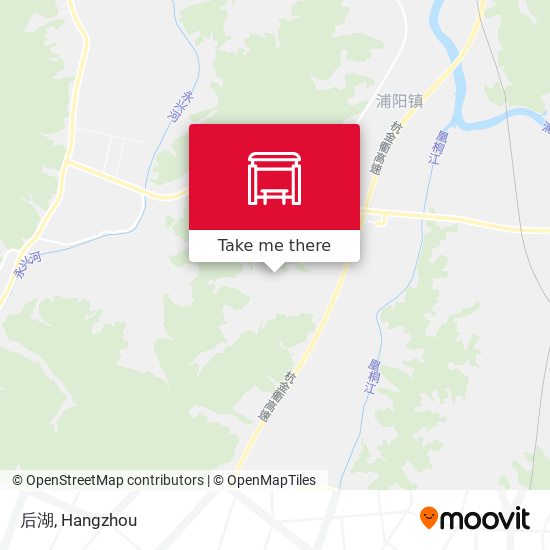 后湖 map