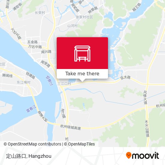 定山路口 map
