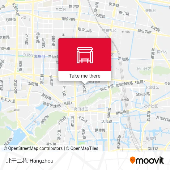 北干二苑 map