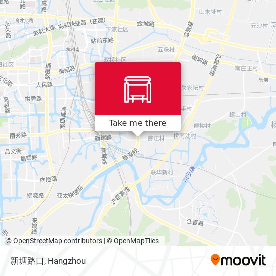 新塘路口 map