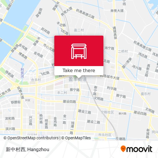 新中村西 map