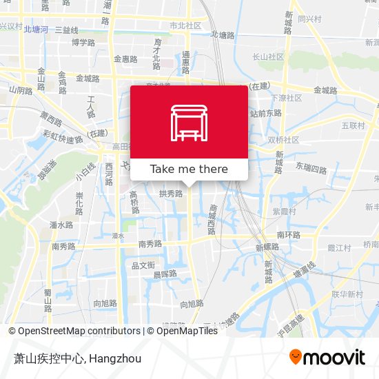 萧山疾控中心 map