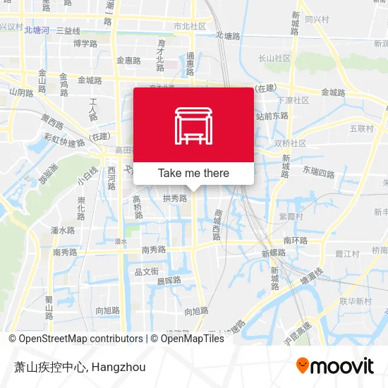 萧山疾控中心 map