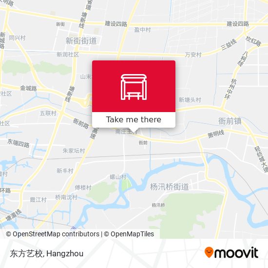 东方艺校 map