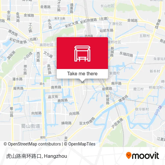 虎山路南环路口 map