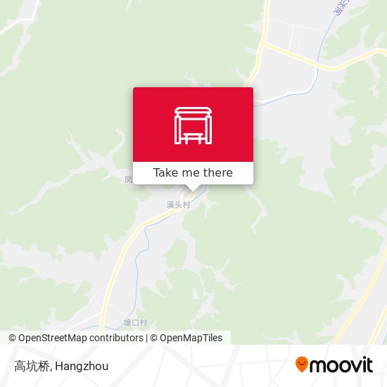 高坑桥 map