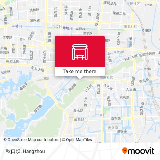 秋口坝 map