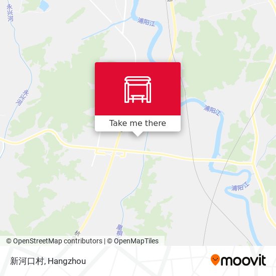 新河口村 map