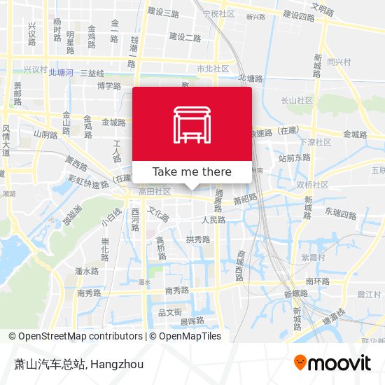 萧山汽车总站 map