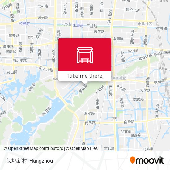 头坞新村 map