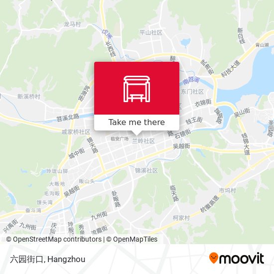 六园街口 map