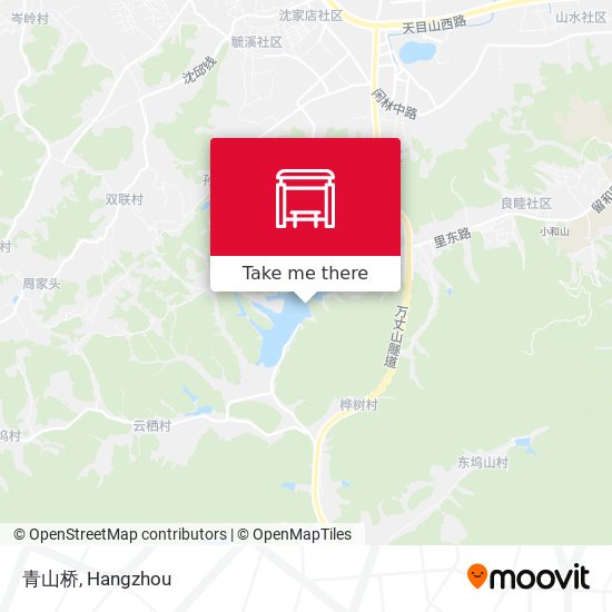 青山桥 map