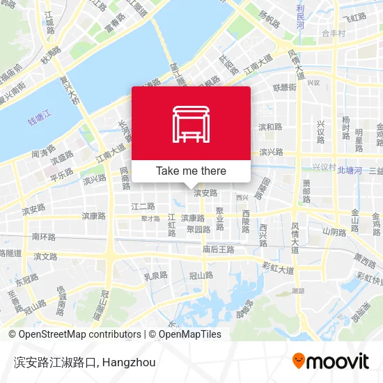 滨安路江淑路口 map
