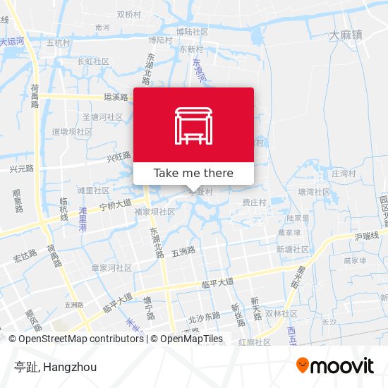 亭趾 map