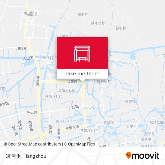 凌河浜 map