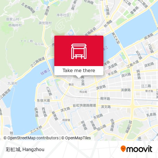 彩虹城 map