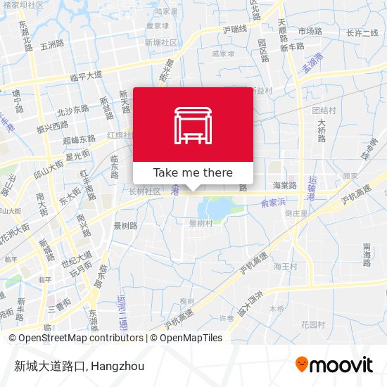 新城大道路口 map