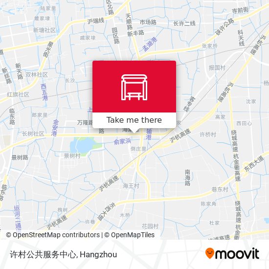 许村公共服务中心 map
