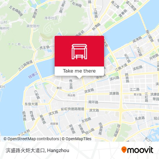 滨盛路火炬大道口 map