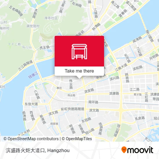 滨盛路火炬大道口 map