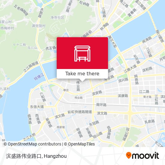 滨盛路伟业路口 map